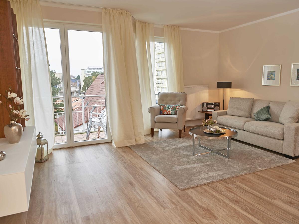 Residenz bel-vital F407 WG 21 mit Balkon und seitlichem Meerblick Ostseebad Ostseebad Binz Exterior foto
